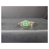 Southwestern Green Cuff Bracelet Set - Non-Magnetic