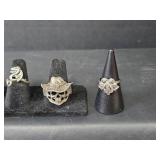 Mixed Metal Fashion Ring Collection