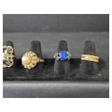 Mixed Stone Fashion Ring Collection