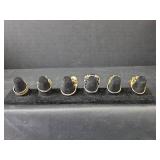 Mixed Stone Fashion Ring Collection