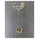 Moon and Star Slave Bracelet Size 9.25