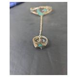 Moon and Star Slave Bracelet Size 9.25