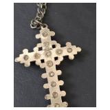 Southwestern Style Pendant Necklace Set (Cross is Sterling Silver)
