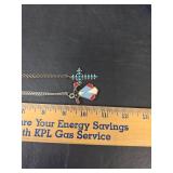 Southwestern Style Pendant Necklace Set (Cross is Sterling Silver)