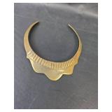 Brass Statement Collar Necklace