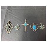 Southwestern Turquoise Pendant Collection
