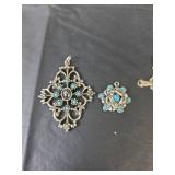 Southwestern Turquoise Pendant Collection