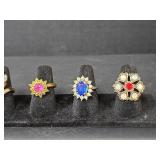 Costume Jewelry Ring Collection