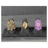 Decorative Costume Ring Collection