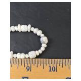 Sterling Silver and White Howlite Bead Necklace Set and Magnetic Necklace