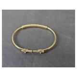 Crystal Cross Religious Cuff Bracelet