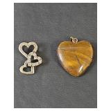 Sterling Silver Celtic Cross Pendant, Tiger