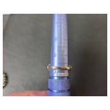 Purple Enamel and Silver Rings Stamped S925