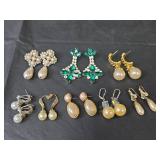 Pearl and Crystal Earring Collection