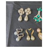 Pearl and Crystal Earring Collection