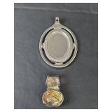 Indigo Light Earth Speaks Crystal, Abalone,  and Amethyst Pendants