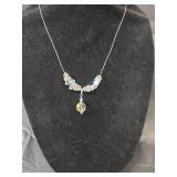 Crystal Bead Necklace and Earring Set