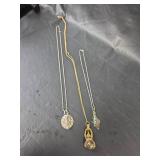 Mixed Metal Pendant Necklace Collection