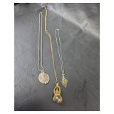 Mixed Metal Pendant Necklace Collection