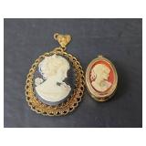 Classical Cameo Digital Watch Pendant Set