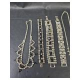 Black and Clear Rhinestone Jewelry Collection
