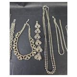 Clear Rhinestone Jewelry Collection