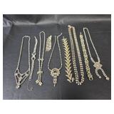 Collection of Rhinestone Statement Necklaces
