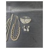 Clear Crystal Rhinestone Jewelry Collection