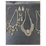 Clear Rhinestone Jewelry Collection