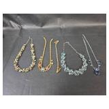 Mid-Century Rhinestone Necklace Collection