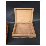 Lord Clinton Perfecto Cigar Box & Middle Eastern Inlay Box