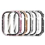 Bling Screen Protector Case Compatible with Apple Watch Series 10 46mm, Protector Case Replacement for iWatch Series 11 10 (46mm). ONLY 2, BLACK And CLEAR. - Retail: $10