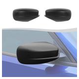Side Mirror Cover Cap Cover Compatible with 2010-2025 Dodge Charger/for Chrysler 300 300C, Rear View Mirror Cover Caps(Matte Black) - Retail: $30