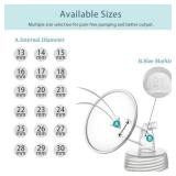 20mm Flange and Duckbill Valve Compatible with Spectra S1 S2 9 Plus Breastpump Replacement to Spectra Pump Parts, Not Original, Replace Accessories. - Retail: $17