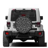Leopard Print Spare Tire Cover Wheel Tire Cover Fit Trailer, RV, SUV and Many Vehicle 18inch - Retail: $20
