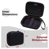 Digital Camera Case Compatible with CAMKORY/KODAK/Fleafer/Lecran/Qumcou/Anteam/ROQIOO/Anteam/QUOLODOO Digital Camera, USB Cable and SD Card, Black(Case Only) - Retail: $10