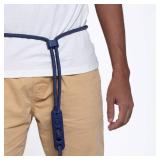 Deep Blue 4-in-1 Hands-Free Dog Leash Adjustable for Crossbody, Waist, Long Leash, or Tether Use Stylish, Lightweight, and Comfortable for Everyday Walks - Retail: $45
