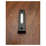 LED Lighted Doorbell Button Push Switch Wall Mounted For Chime Ring (BLACK) - Retail: $6