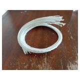 Glitter Curly Ting Ting Branches Christmas Branches Vase Filler Artificial Curly Twigs for Christmas Tree Garland Wreath Decoration, Craft Vases Home Garden Decoration (White, 36 Pieces) - Retail: $16