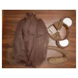 Monkey Costume Tutu Set, Animal Fancy Dress Costume Kit, Monkey Ear Headband Bowtie Tail Bow Tie for Halloween Cosplay Party Decoration - Retail: $5