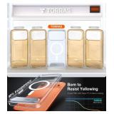 Strong Magnetic & Seamless Stand for iPhone 17 Pro Max Case, Anti-Yellowing, Fit for MagSafe, Military Grade Drop Protection, Adjustable Kickstand Slim for iPhone 17 Pro Max Case Diamond Clear - Retai