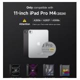 iPad Stand Holder for iPad Pro 11-inch (M4) 2024, Slim Adjustable Tablet Stand, Lightweight Portable, Support Portrait & Landscape, Magnetic Tablet Holder for iPad Pro 11 (M4)-Black - Retail: $33"