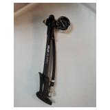 High Pressure Shock Pump, (300 PSI Max) for Fork & Rear Suspension, Lever Lock on Nozzle No Air Loss (Black) - Retail: $32