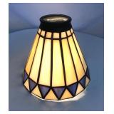 Tiffany Style Stained Glass Lampshade, Replacement Lamp Shades with Fan Light, Wall Lamp and Chandeliers, 5.5-Inches Dia - Retail: $30