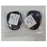 Car Key Keyless Entry Replacement fits for 2003 2004 2005 2006 2007 Cadillac Escalade Chevy Avalanche Silverado Suburban Tahoe and GMC Sierra Yukon Hummer H2 3Button FCC: LHJ011 (Pack of 2) - Retail: 