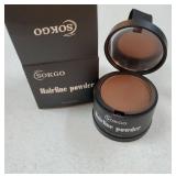 Invisible Hairline Powder, Undetectable Coverage for Bald Spots Receding Hairlines, 3 Seconds Fill for Bald Spots & Thinning Edges, Waterproof, Transfer-Resistant, Natural Matte Finish - Retail: $7