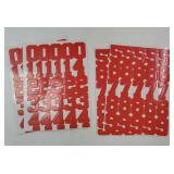 102 Pcs Sports Helmet Numbers Sticker 1.25 Inch Vinyl Helmet Numbers Decals Self Adhesive Hockey Stickers for Baseball, Hockey, Football, Lacrosse, Batting(Red) - Retail: $8