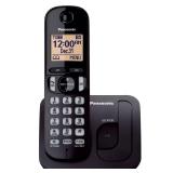 Panasonic Cordless Phone, 1.6 Backlit Display, Call Block, Speakerphone, 10 Hours Talk Time, 1 Handset - KX-TGC200B (Black) - Retail: $29"