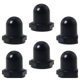 6pcs Circuit Breaker Waterproof Dust Cover Cap for 98 88 Series 19x19mm Black Nipple Type Waterproof Cap - Retail: $9