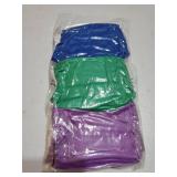 Washable Dog Diapers - Washable Male Dog Belly Wrap- Pack of 3 - (Blue,Green,Purple,X-Small) - Retail: $13